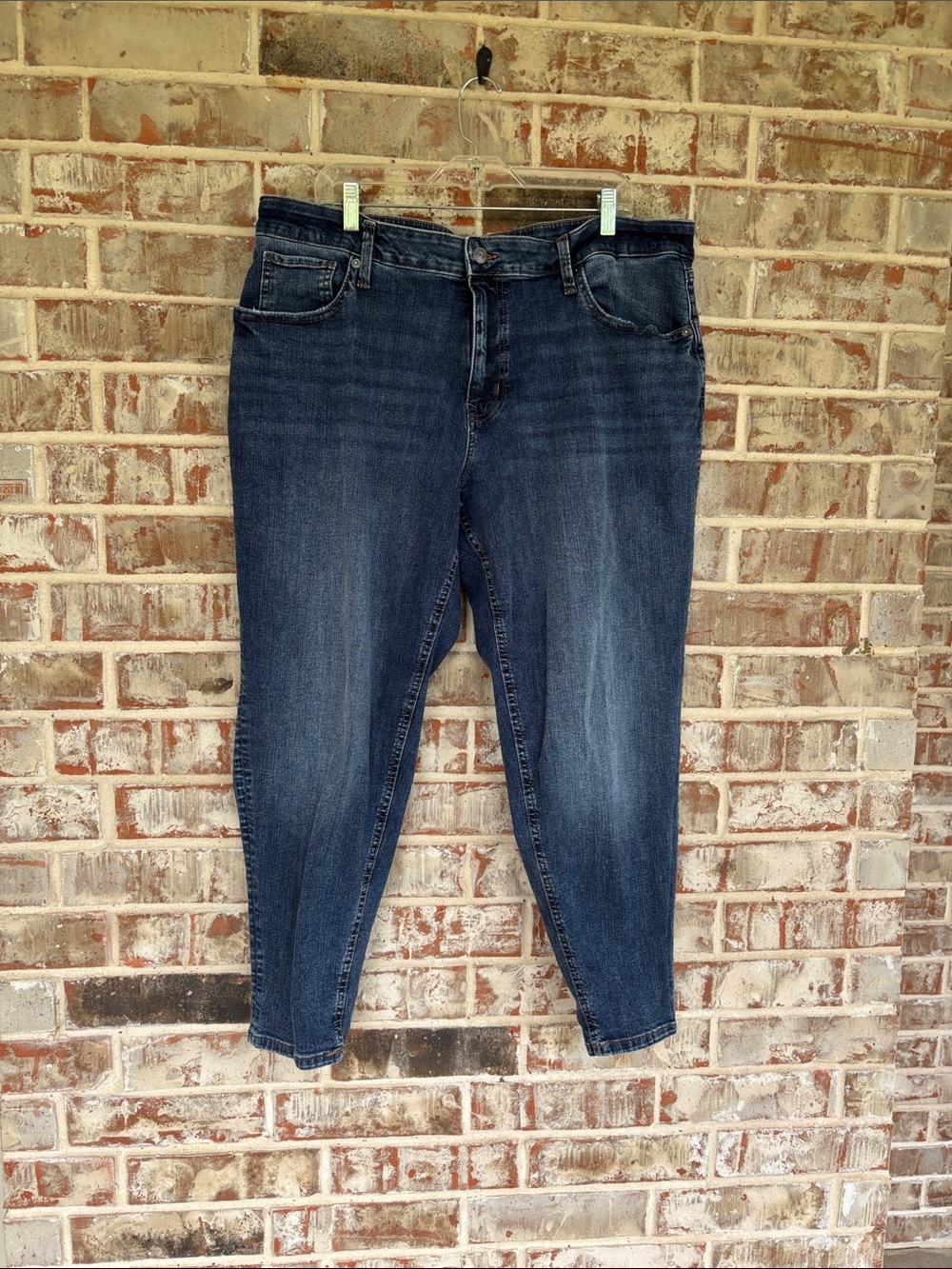 Maurice’s Jeans Dark‎ Wash High Rise Tapered Skinny Ankle Jeans